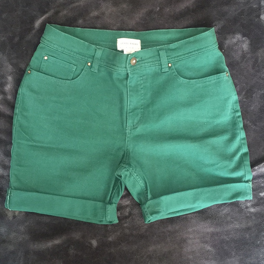 Green shorts